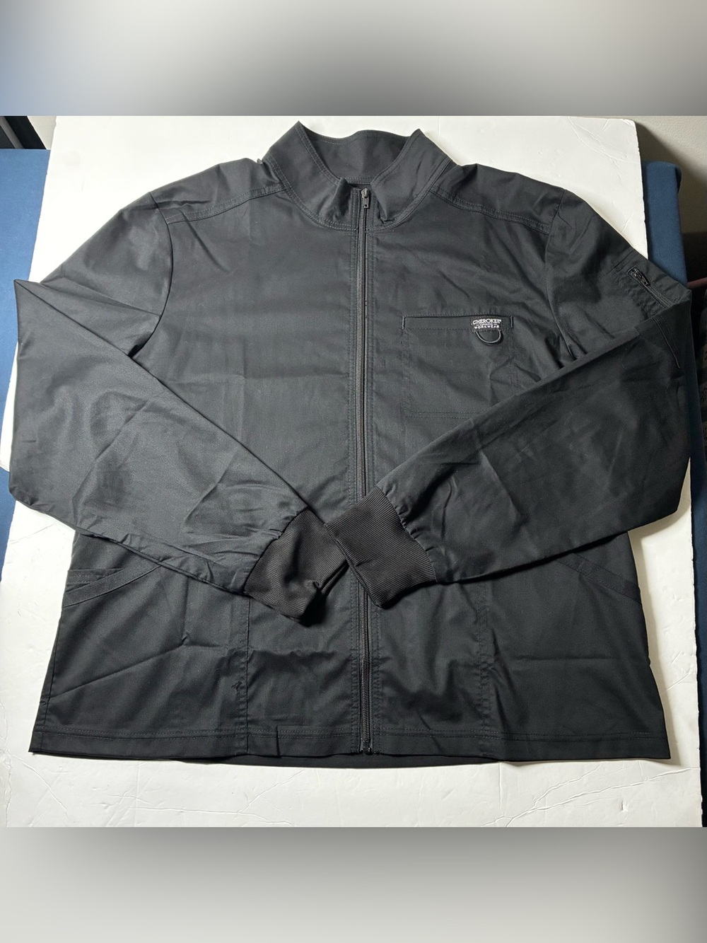 Men’s Black Zip-Front Jacket